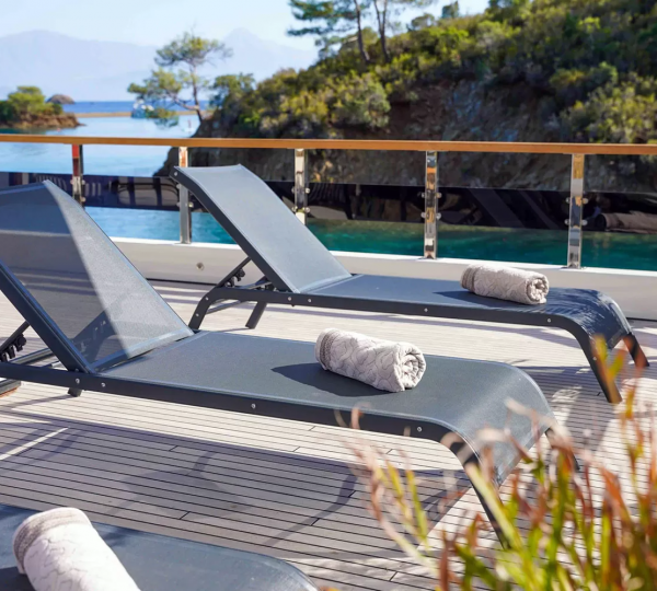 Upper deck Aft sun loungers