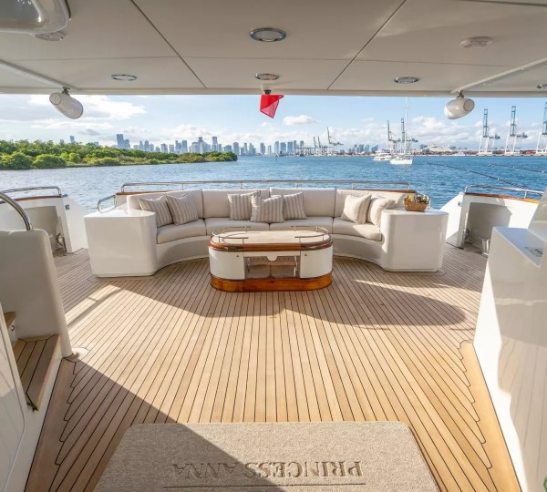 Beautifully comfortable main deck aft