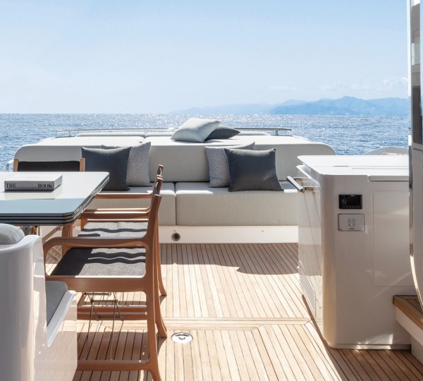 Impressive stylish aft deck