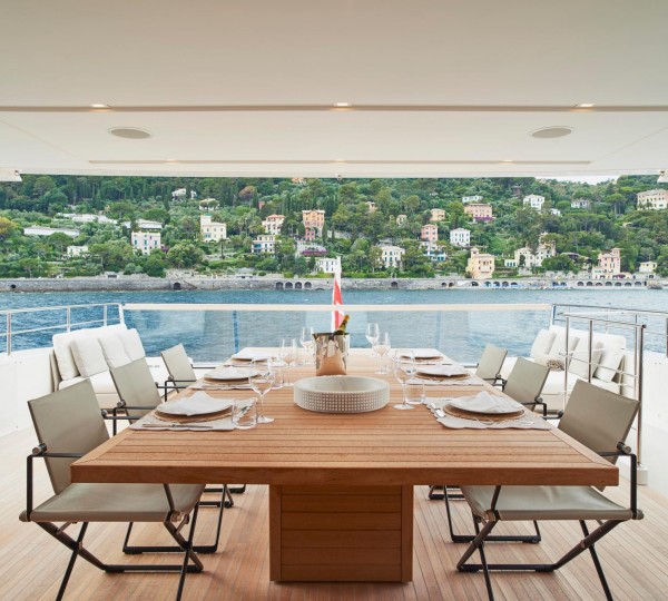 Main Aft deck dining