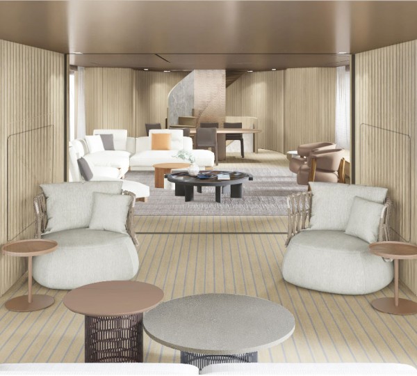 Main deck aft view to main salon