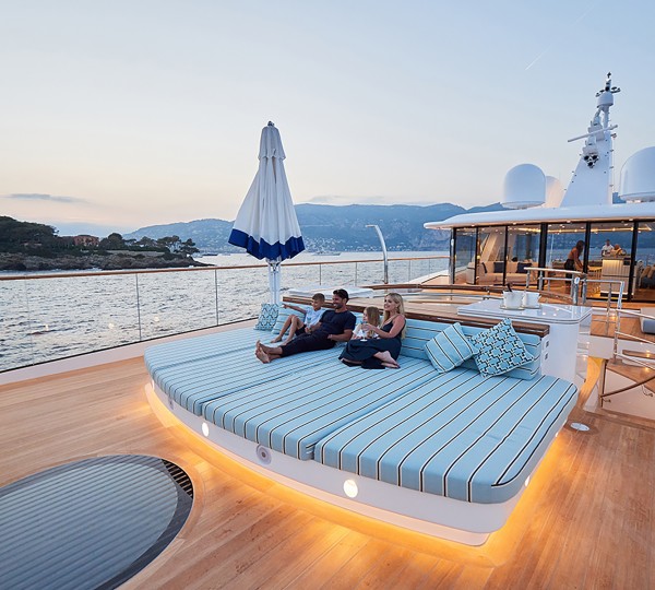 Unobstructed views from the sun deck