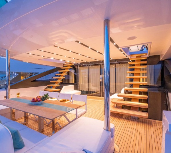 Aft deck at night