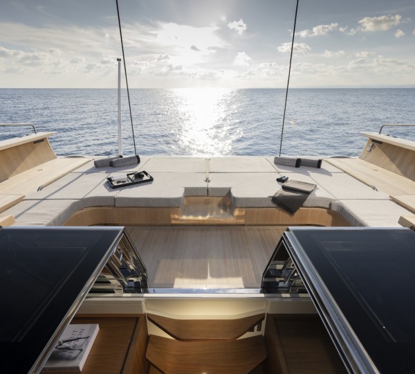 Aft deck view from master suite