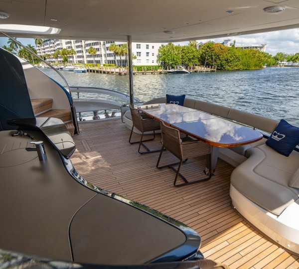 Main deck cockpit view aft