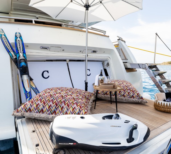 Swim platform and toys