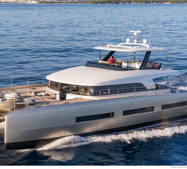 Underway - view of the foredeck