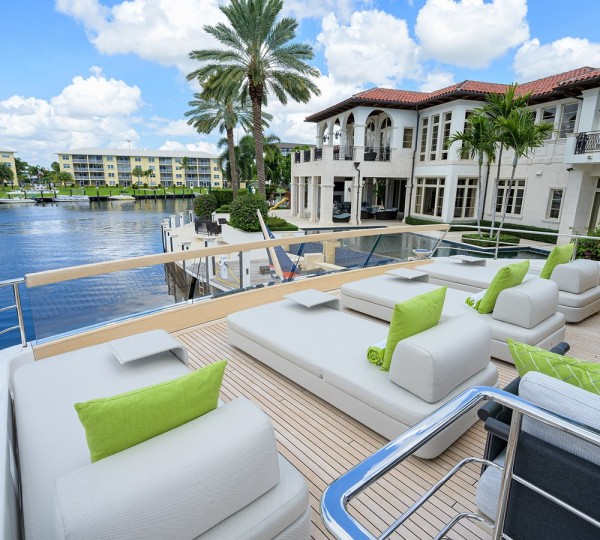 Loungers on the sun deck