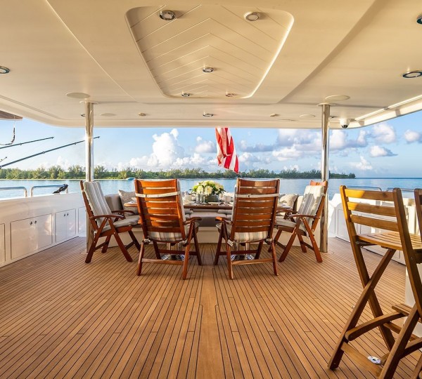 Main deck aft view to stern