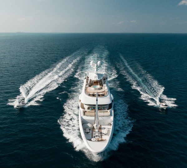 AMELS Superyacht Running With Tenders