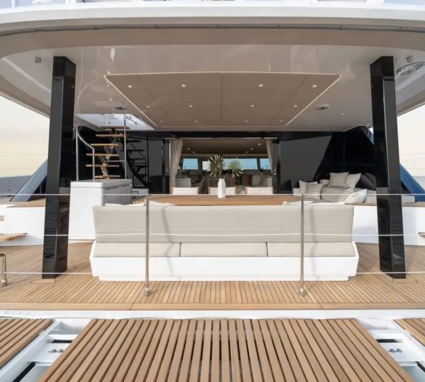 Main Deck Aft On Sailing Catamaran ANKAWER VI