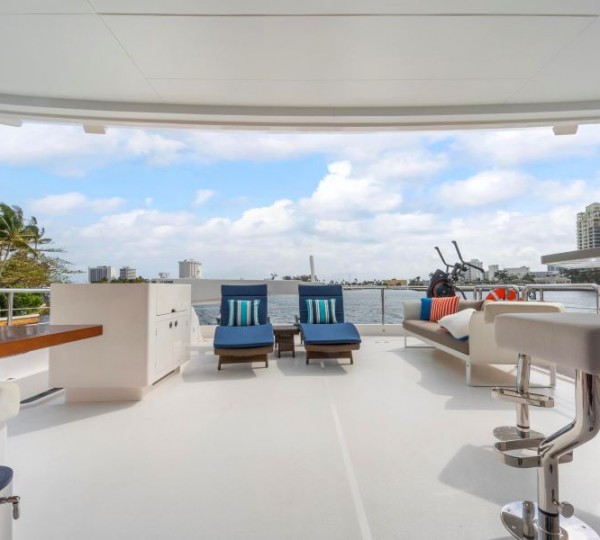 Sun Deck On Luxury Yacht BELLA TU
