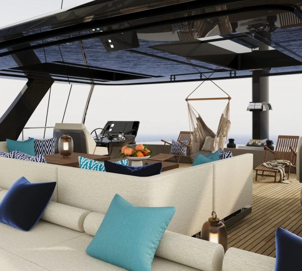 Sun Deck On Board Superyacht AHAVA