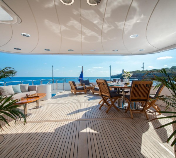 Sun Deck On Board Superyacht LOULOU