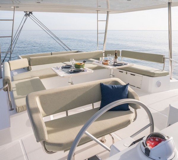 Sun Deck On Board Superyacht SAHANA