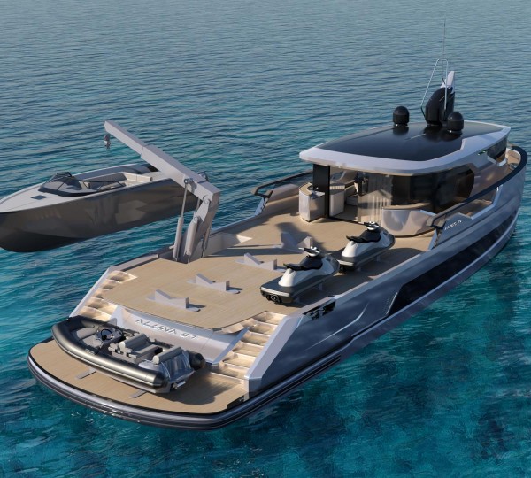 Aft View With Storage And Crane Set Up