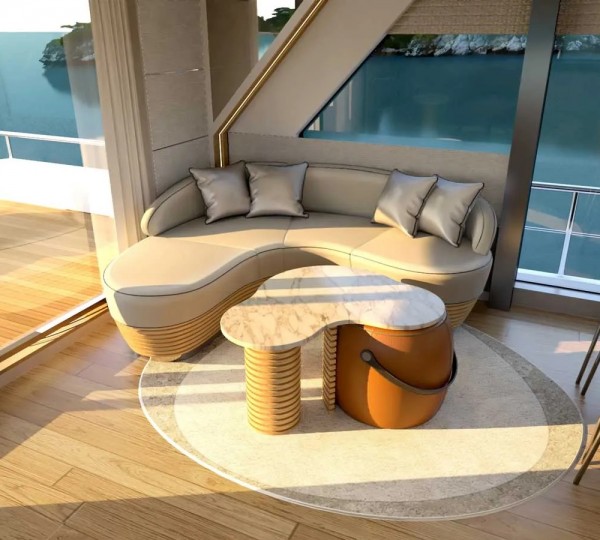 Dining Salon Aerial View