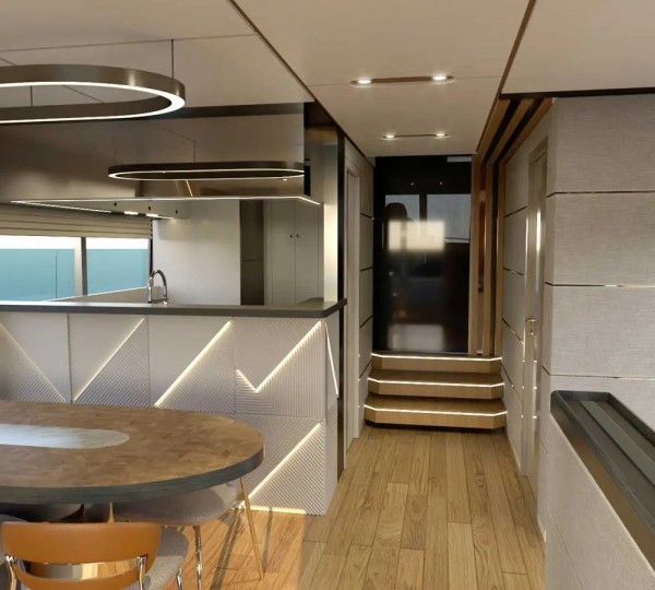 Dining Salon With Galley