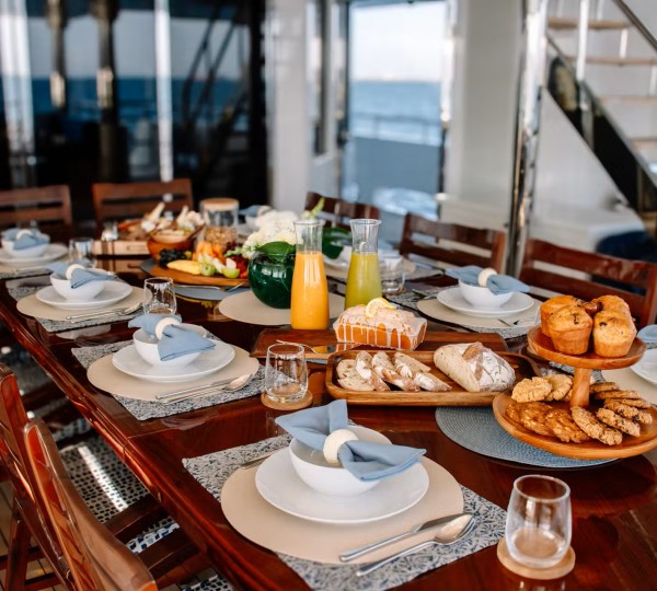 Exterior Dining - Laid For Breakfast