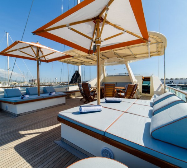 Luxury Sun Pads On The Sun Deck