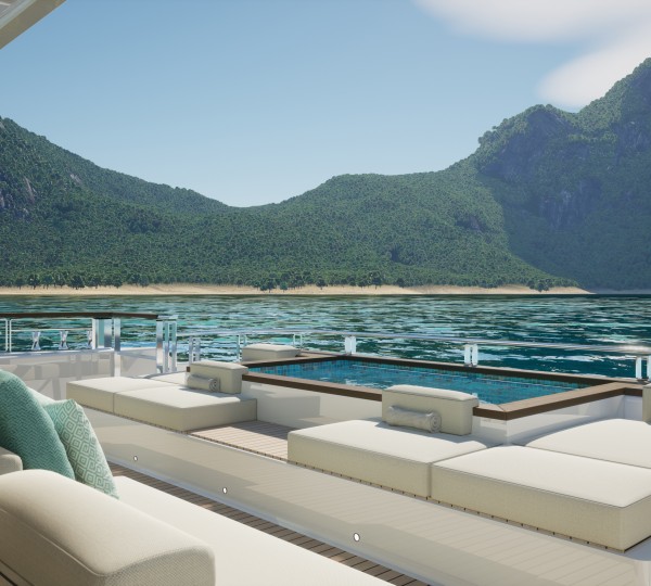 Plunge Pool Detail With Sun Pads