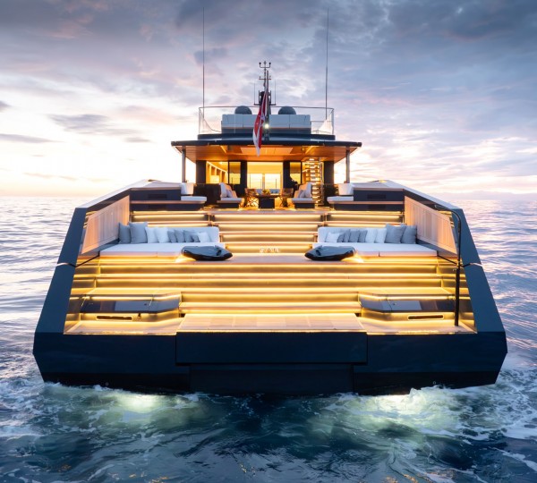 Stern View With Lights