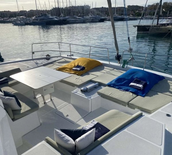 Bow Terrace On Board Superyacht GALOE