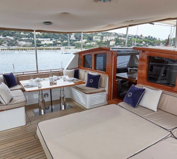 Dining And Sun Beds On Main Deck