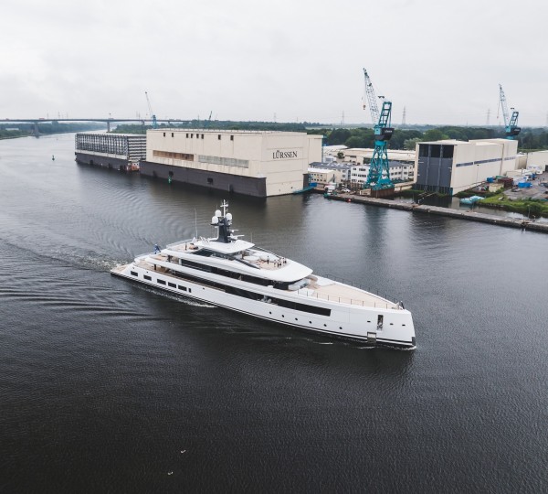 Luxury Yacht HAVEN Leaves The Shipyard