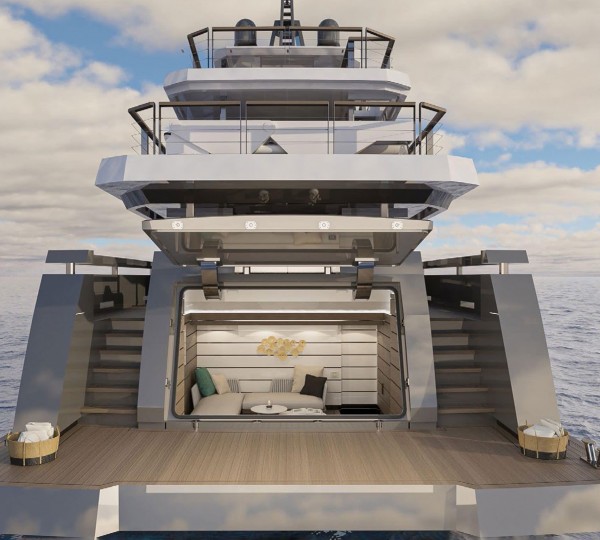 Stern Swim Platform And Beach Club