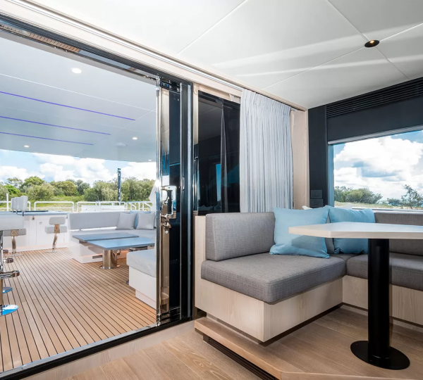 View To Sun Deck From Sky Lounge