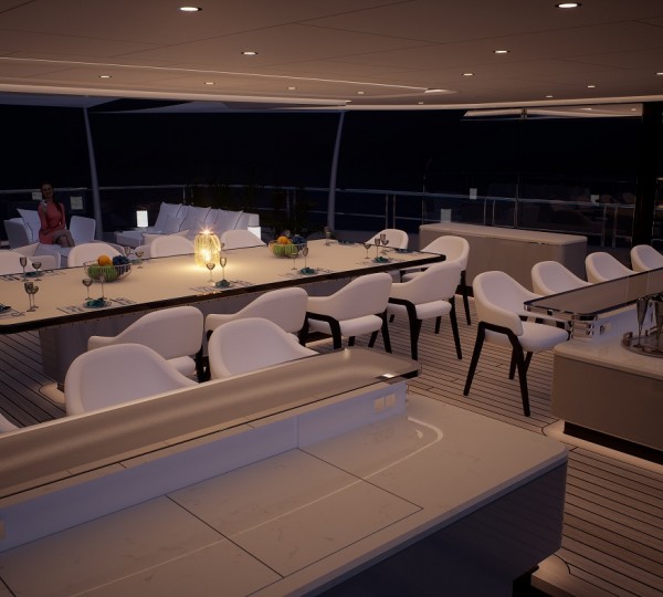 Bridge Deck Aft Dining And Outdoor Chef Stations