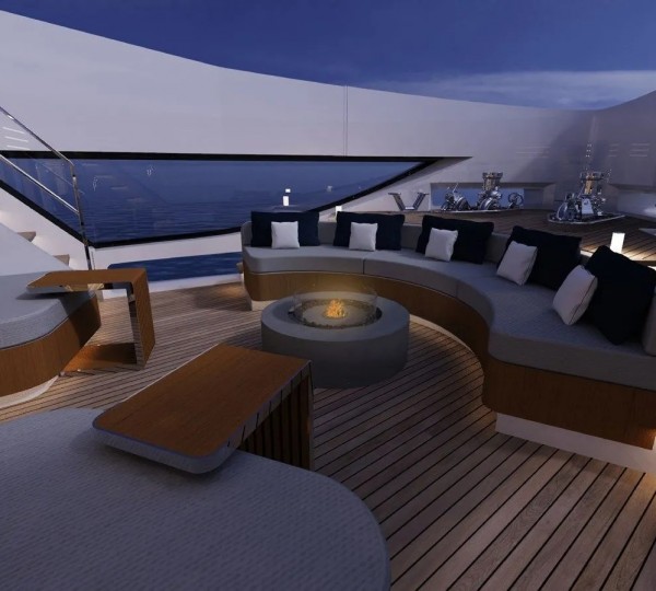 Foredeck Terrace At Night