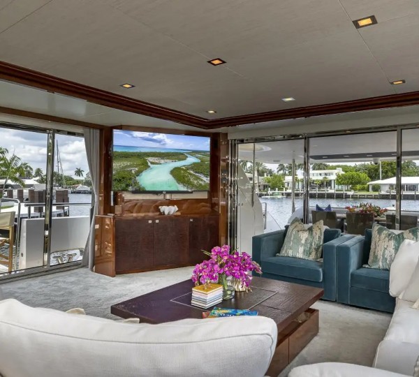 Main Salon View To Aft Deck