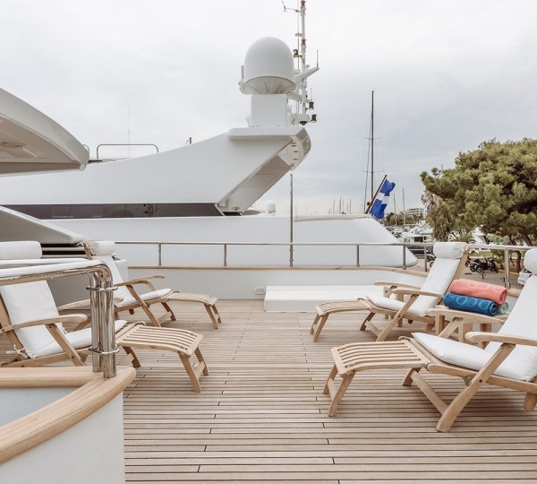 Sun Chairs On Upper Deck