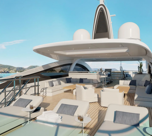 Sun Loungers On Sun Deck