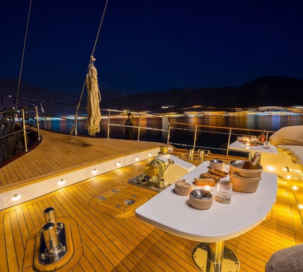 Foredeck Lounge At Night