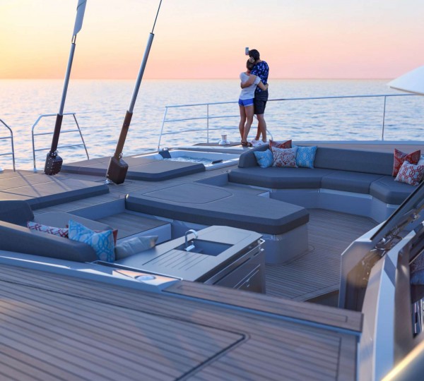 Foredeck Lounge And Jacuzzi (rendering)