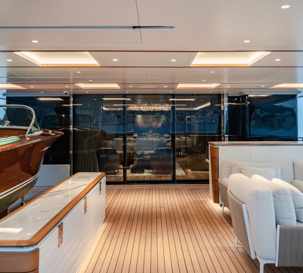 Main Deck Aft Seating And Custom Tender