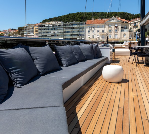 Lounge Furnishings On Sun Deck