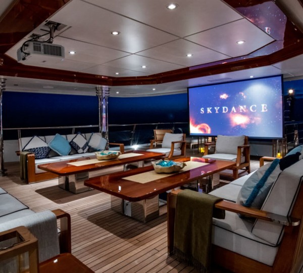 Upper Deck Cinema At Night