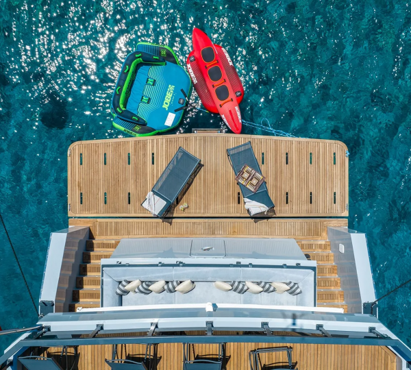 Aerial View Of The Swim Platform