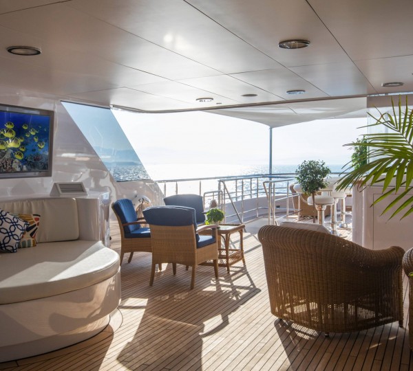 Sun Deck Seating View Aft