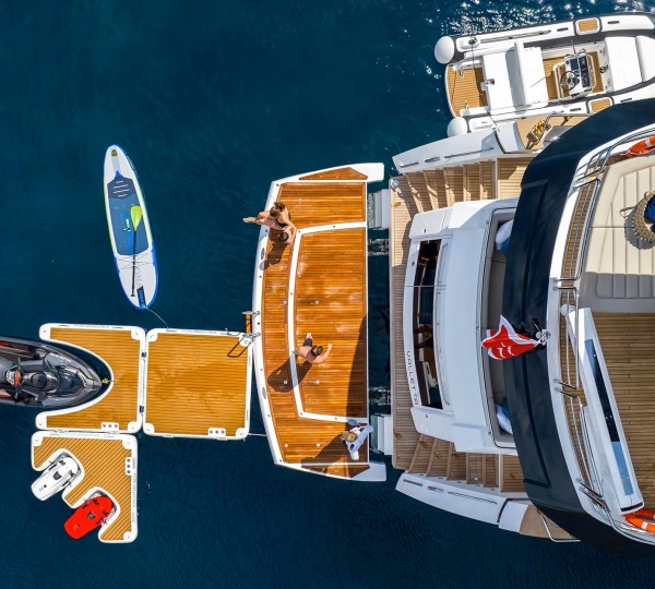 Swim Platform With Additional Floating Dock