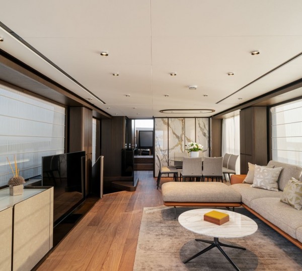 Main salon view forward