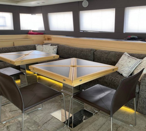 Light main salon with surrounding windows