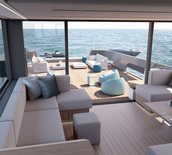 Views from main salon - rendered image