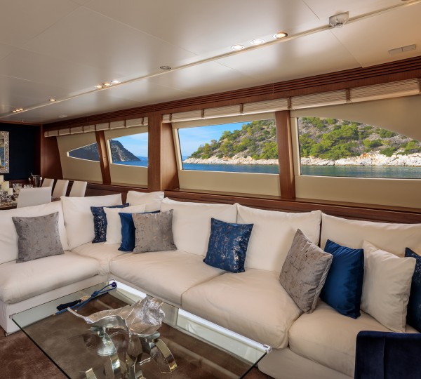 Main salon L shaped sofa