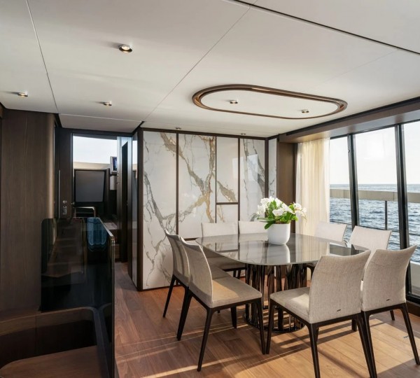 Main salon dining table