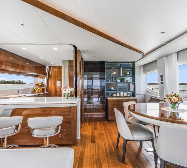 Main salon semi open galley